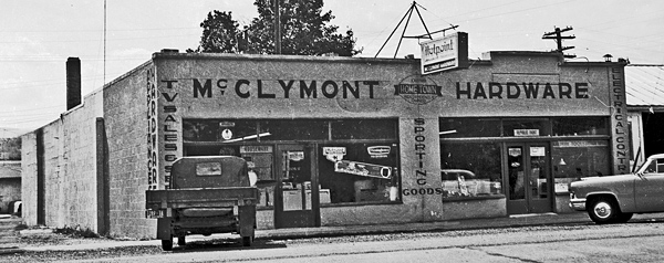 McClymont Hardware Store 1956