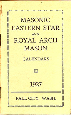 1927 Cover