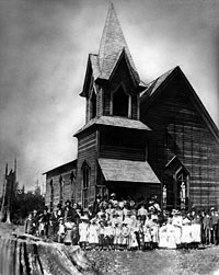 1899 Opening celebration at the new church