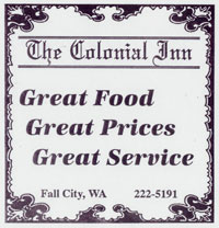 Colonial Inn ad, not dated