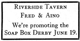 1954 ad in Rec Council news
