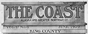 The Coast 1909 banner